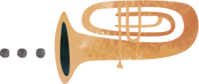 Illustratie van een tuba